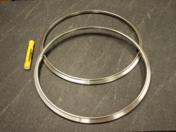 Large ring rolled forgings.